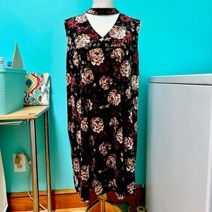 AGB velour choker dress in EUC